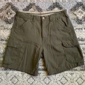 REI Olive Green Cargo Shorts 30